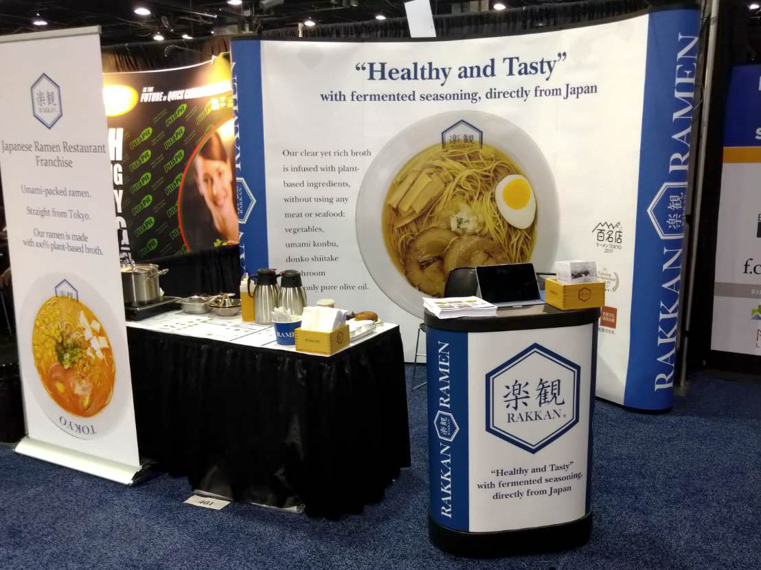 RAKKAN Booth at Franchise Expo Chicago 2019