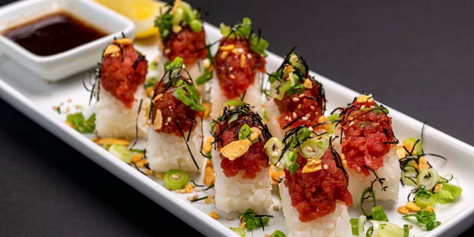 Food image of RAKKAN RAMEN, Spicy Tuna Sushi Bites